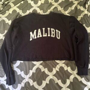 John Galt Cropped Crewneck